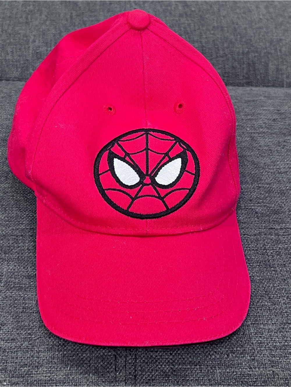 Kids Red Spider Logo Cap
